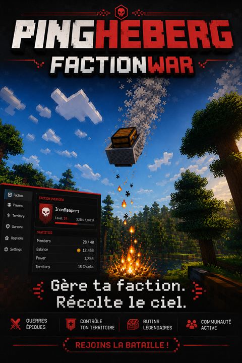 Affiche PingHeberg × FactionWar